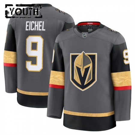 Barn Ishockey Vegas Golden Knights tröja Fanatics Premium Jack Eichel 2024-25 Grå Tredje